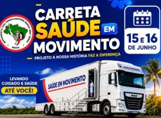 Carreta Saúde em Movimento leva atendimentos gratuitos ao Assentamento Fábio Henrique, em Prado