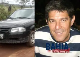Carro do ex gerente do Frisa é abandonado próximo ao aterro sanitário em Teixeira de Freitas
