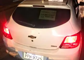 Carro furtado no Espírito Santo é recuperado pela Polícia Militar de Alcobaça