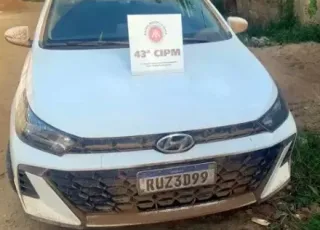 Carro roubado em Porto Seguro é recuperado por policiais da 43ª CIPM de Itamaraju