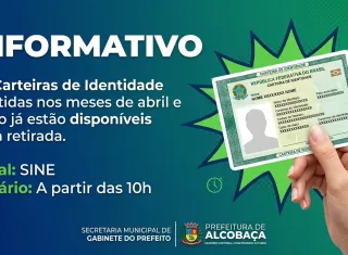Carteiras de Identidade emitidas em abril e maio já estão disponíveis para retirada em Alcobaça