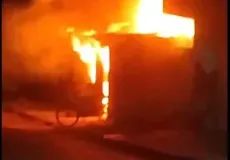 Fogo destroi casa  em Eunápolis