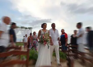 Casal de argentinos celebra o amor no Porto Seguro Praia Resort