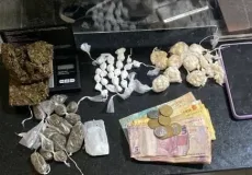 Casal é preso com drogas no bairro Arnaldão em Eunápolis