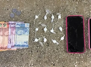 Casal é preso por tráfico de drogas no distrito de Cachoeira do Mato