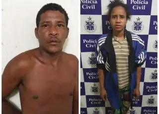 Casal que matou e arrancou pênis de idoso é preso horas depois em Itamaraju