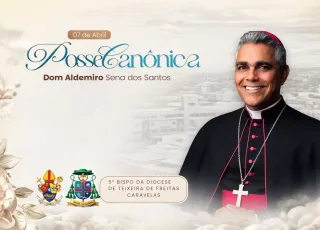 Catedral São Pedro sediará posse canônica do novo bispo da Diocese de Teixeira de Freitas/Caravelas