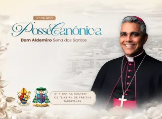 Catedral São Pedro sediará posse canônica do novo bispo da Diocese de Teixeira de Freitas/Caravelas