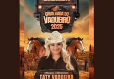 Cavalgada do Vaqueiro tem data confirmada e Taty Vaqueira promete agitar Ibirapuã!