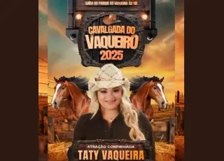 Cavalgada do Vaqueiro tem data confirmada e Taty Vaqueira promete agitar Ibirapuã!