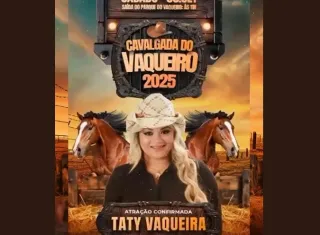 Cavalgada do Vaqueiro tem data confirmada e Taty Vaqueira promete agitar Ibirapuã!
