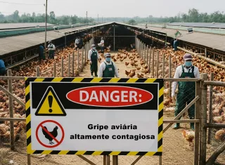 Ceará confirma primeiro caso de gripe aviária H5N1 em aves domésticas