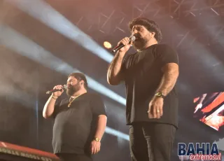 César Menotti & Fabiano comandam noite de recorde de público na Festa do Casamenteiro em Posto da Mata
