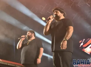 César Menotti & Fabiano comandam noite de recorde de público na Festa do Casamenteiro em Posto da Mata