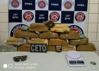 CETO apreende quatorze quilos de maconha encontrados em Jequié