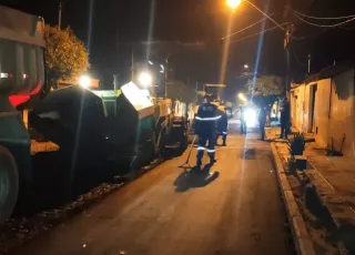 Chega à fase final obra de pavimentação da Av. Getúlio Vargas, em Lajedão