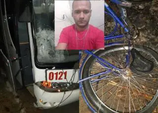 Ciclista morre atropelado por ônibus na BR 101 em Itabatã