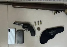 CIPA/MA prende homem com armas e drogas em Belmonte
