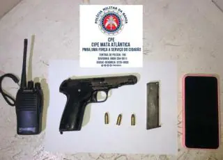 CIPE/MA apreende arma de fogo no interior de Vereda.