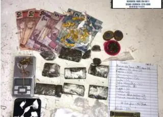 CIPE/MA apreende drogas durante cumprimento de mandado de prisão no centro de Teixeira