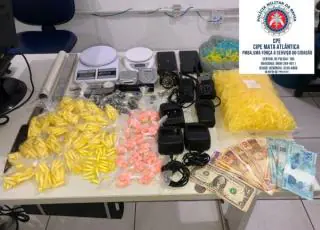 CIPE/MA prende dois indivíduos com grande quantidade de drogas em Porto Seguro