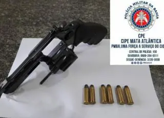 CIPE/MA prende homem armado que ameaça pessoas em Itabela