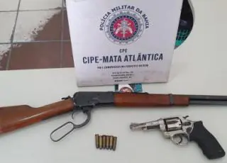 CIPE/MA prende homem com carabina e revólver em Mucuri