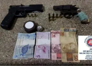 CIPE/MA prende indivíduo com duas armas e droga na zona rural de Lajedão