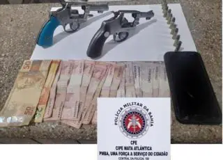 CIPE/MA prende indivíduo com duas armas no interior de Vereda