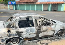CIPE/MA recupera veículo carbonizado com restrição de furto em Rancho Alegre