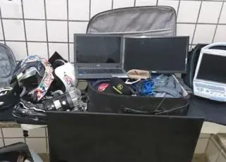 Mototaxista de Teixeira é preso pela CAEMA com materiais furtados em clínica de Ibirapuã