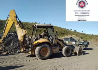 CIPPA atua no combate à atividade de extração ilegal de minério no município de Itagimirim
