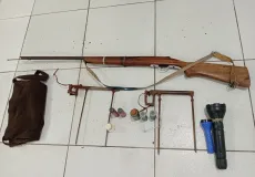 CIPPA/Porto Seguro desarticula caça ilegal e apreende armas e materiais de pesca predatória em Belmonte