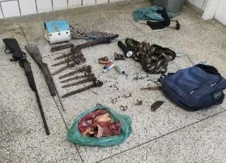 CIPPA/PS apreende armas de fogo utilizadas por caçadores ilegais em Alcobaça e Ubaitaba