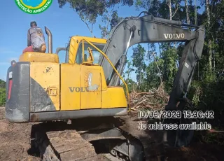 CIPPA/PS combate crimes de desmatamento e extração ilegal de areia no município de Eunápolis.