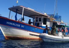 CIPPA/PS, IBAMA E ICMBio Realizam operação em mar aberto na Resex de Canavieiras