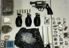 CIPT-ES apreende granadas, arma de fogo, drogas e veículo em Porto Seguro