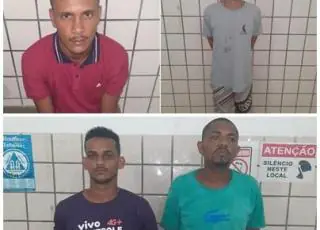 Com a boca na botija – Policiais da Operação Concórdia prendem 04 ladrões de gado com animal abatido em Teixeira