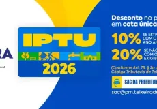 Com o IPTU em dia, Teixeira de Freitas segue avançando