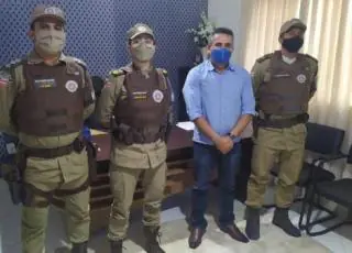 Comandante da 43ª CIPM se reúne com prefeito de Jucuruçu para tratar da segurança no município