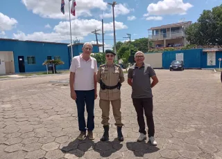 Comandante da 44ª CIPM se reúne com o Prefeito de Medeiros Neto