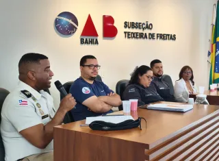 Comandante da 87ª CIPM destaca importância da inteligência policial e das escolhas individuais em debate da OAB sobre encarceramento racial