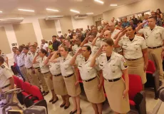 Comandante da 87ª CIPM prestigia solenidade de formatura de novos sargentos em Teixeira de Freitas