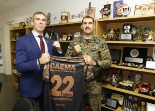 Comandante da CIPE/MATA Atlântica realiza visita a autoridades da segurança pública estadual