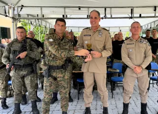 Comandante da CPR/ES se reúne com a tropa da CIPPA  em Porto Seguro  