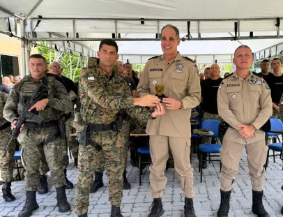 Comandante da CPR/ES se reúne com a tropa da CIPPA  em Porto Seguro  