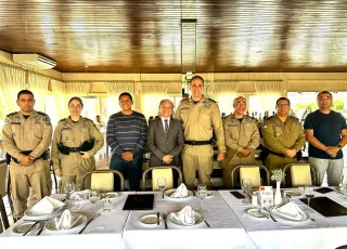Comandante do CPR-ES e novo coordenador da 8ª Coorpin se encontram em almoço de boas-vindas e reforçam atuação conjunta no combate à criminalidade