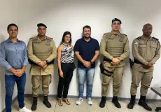 Comandante do CPR-Extremo Sul, realiza visita institucional ao Ministério Público em Porto Seguro