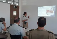 Comandantes da PM da área de atuação do CPR-ES recebem instrução do Departamento de Saúde da Polícia Militar