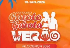 Concurso Garoto e Garota Verão Alcobaça 2026 promete celebrar diversidade, atitude e representatividade